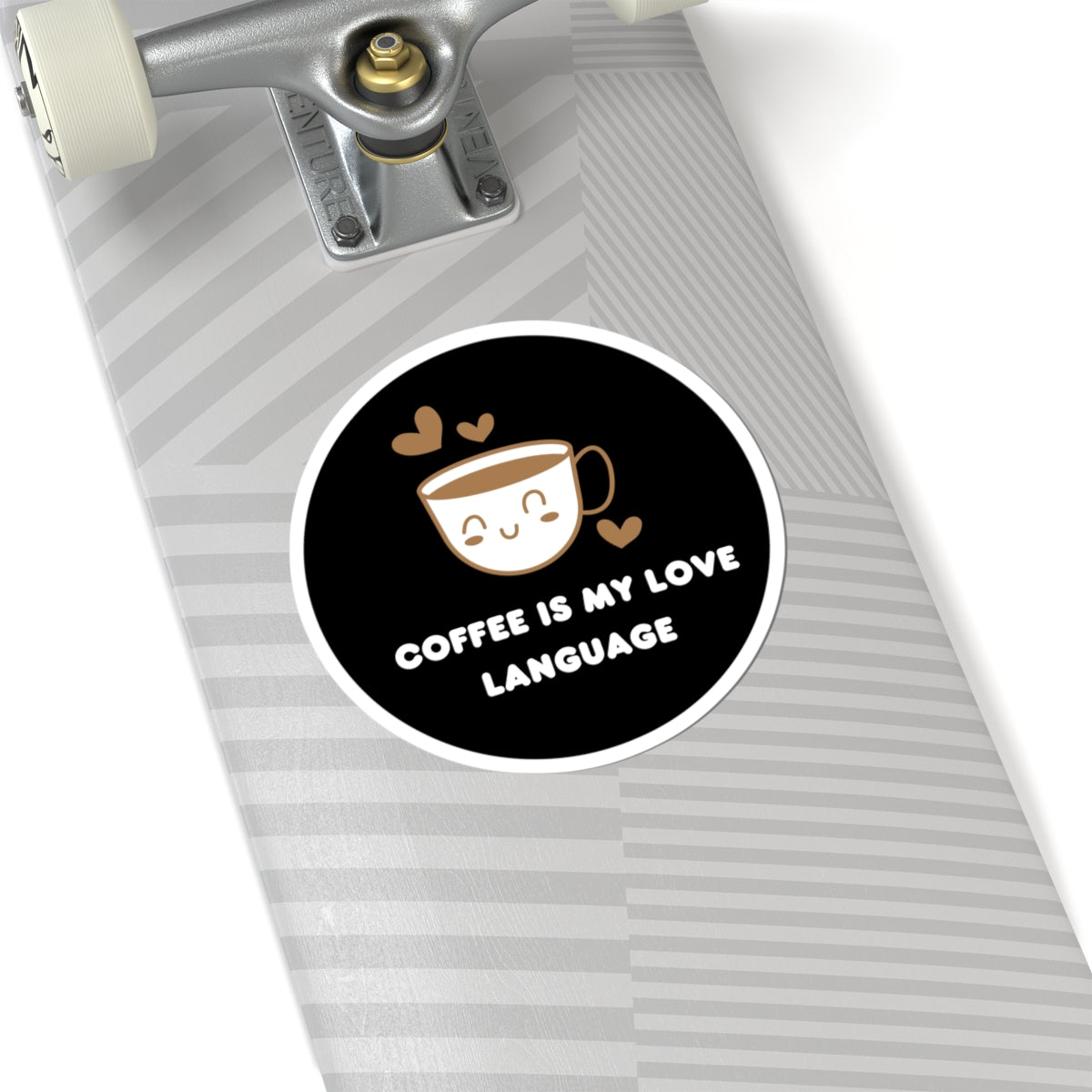 Coffee is my Love Language Kiss-Cut Stickers