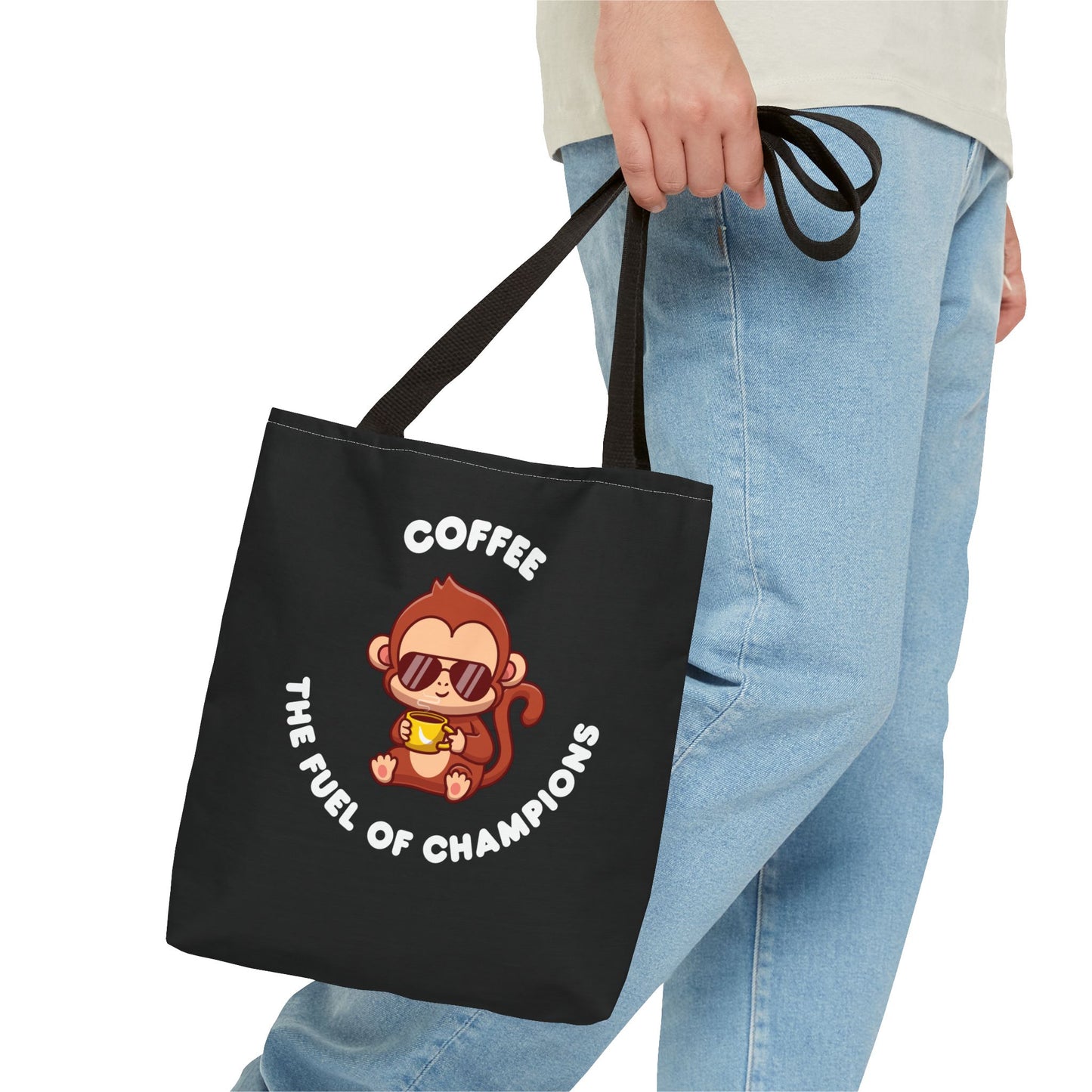 Coffee the Fuel of Champions Tote Bag (AOP)